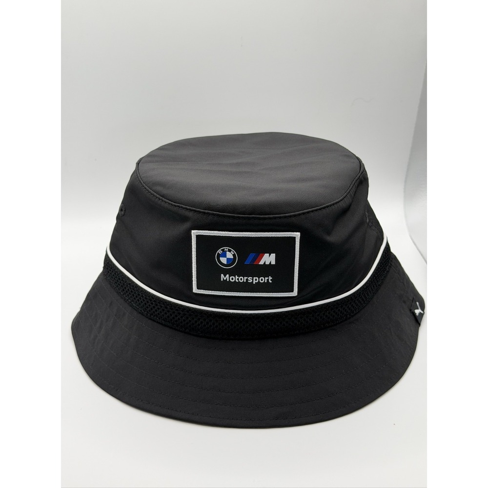 Puma BMW MMS Bucket Hat Black 026043 01 Motorsport Collaboration Mens OSFA NWT